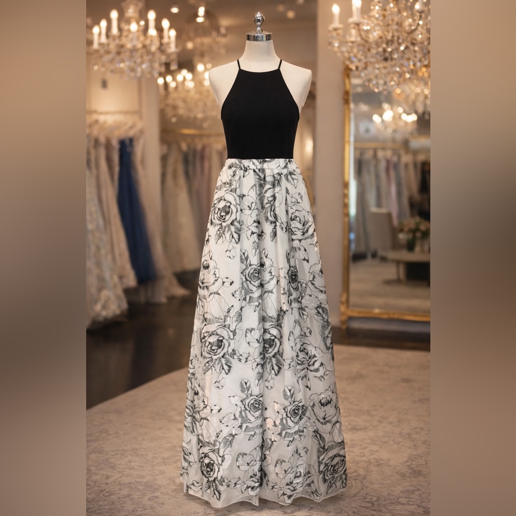 Aqua Embroidered Maxi Dress